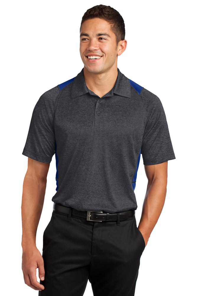 Sport Tek Graphite Heather/True Red