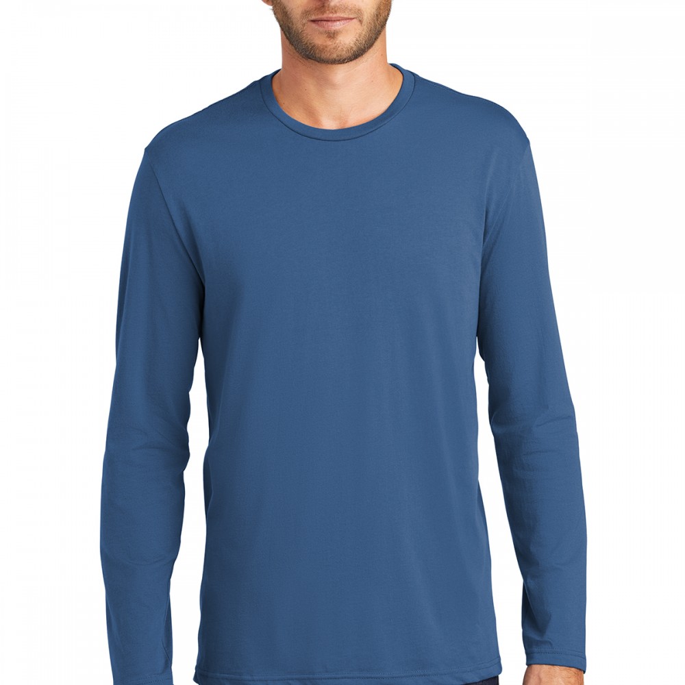 District Made Men's Perfect Weight Long Sleeve Tee. DT105.