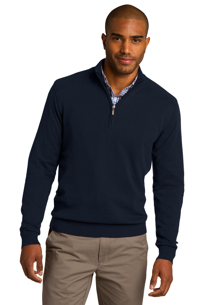 Port Authority Men's Quarter-Zip Sweater. SW290.