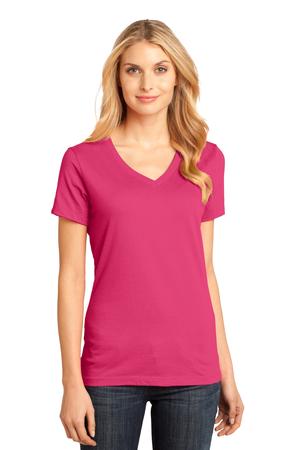 DM1170L District Made® Ladies Perfect Weight® V-Neck Tee 