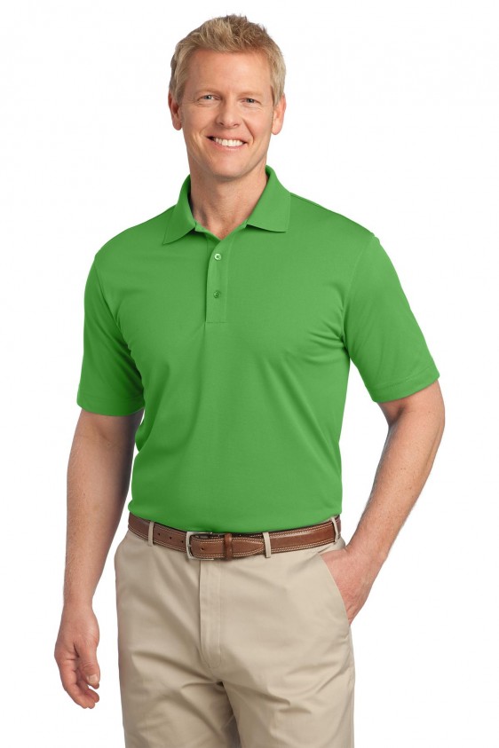 Mens green collared shirt