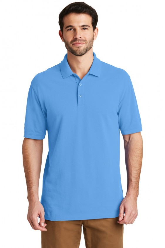 Port Authority Mens Cotton Logo Polo. K8000. Logo Shirts Direct