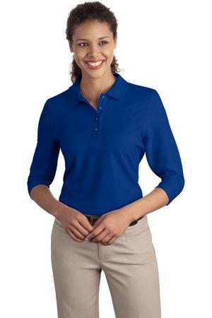 Women's 3 button polo hot sale shirts