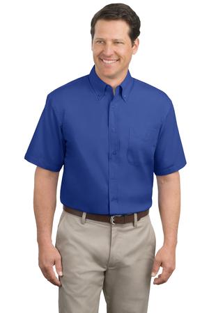 Port Authority Men's Tall Short Sleeve Easy Care Shirt. TLS508.