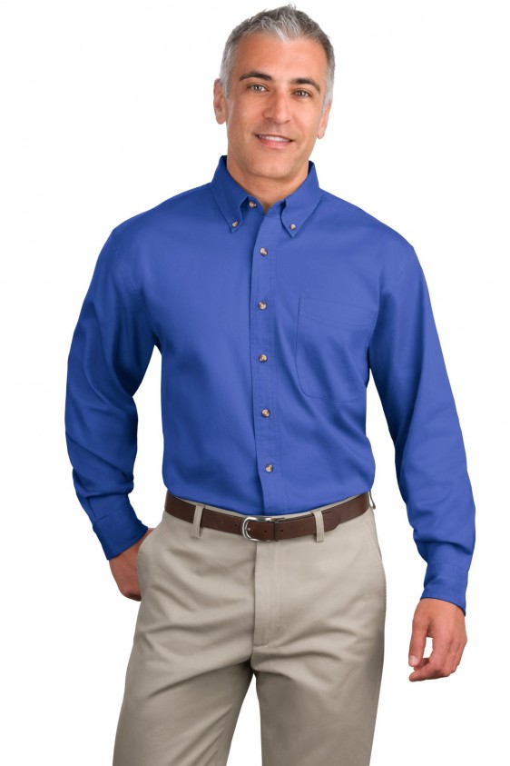 Download Port Authority Men's Long Sleeve Twill Shirt. S600T.