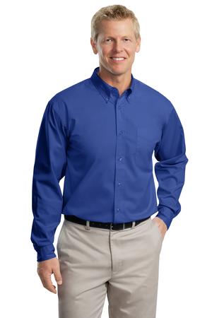 Port Authority Long Sleeve Collared Plain Button-Up Shirt (Men's) 1 Pack 
