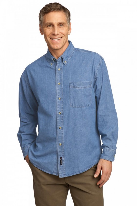 Women's Long Sleeve Denim Oversized Button Down Shirt - Universal Thread™  Blue Xl : Target