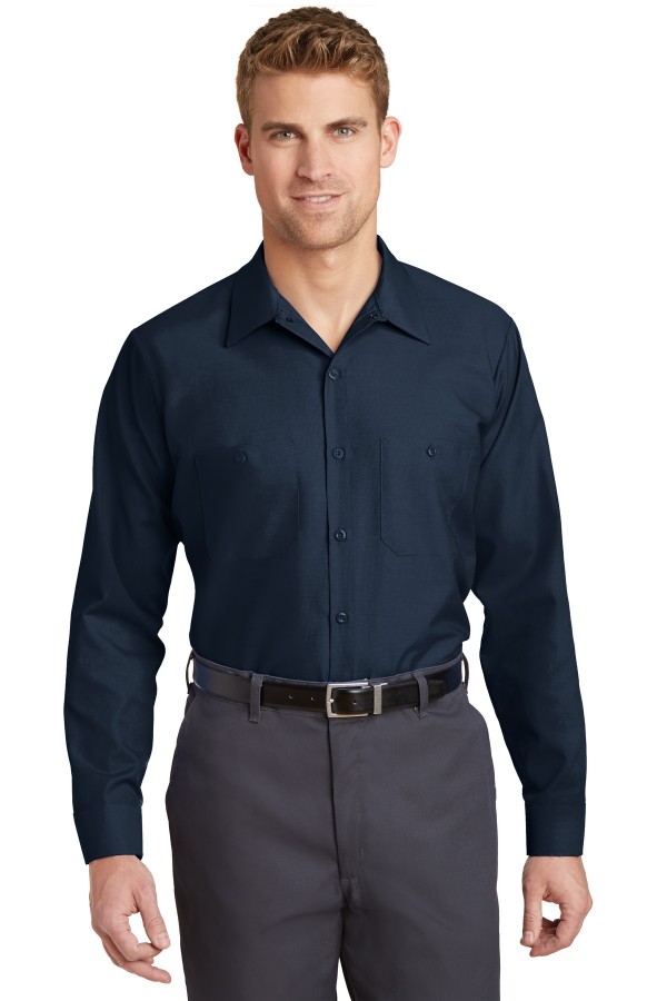Red Kap Men's Industrial Long Sleeve Work Shirt - Tall
