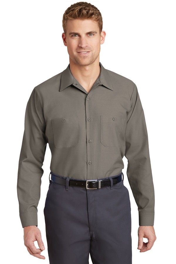 Red Kap Men's Industrial Long Sleeve Work Shirt - Tall
