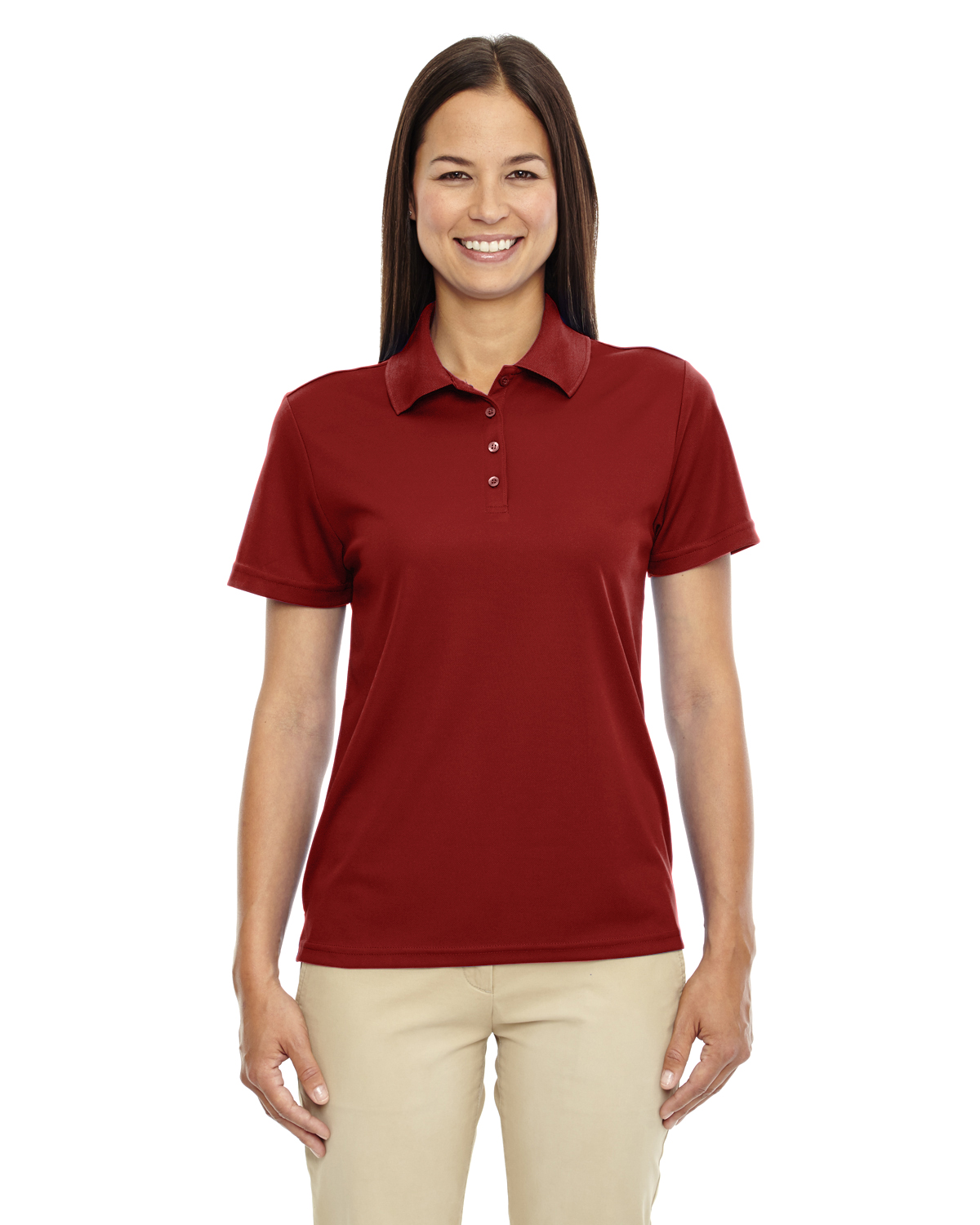 maroon polo shirt for women