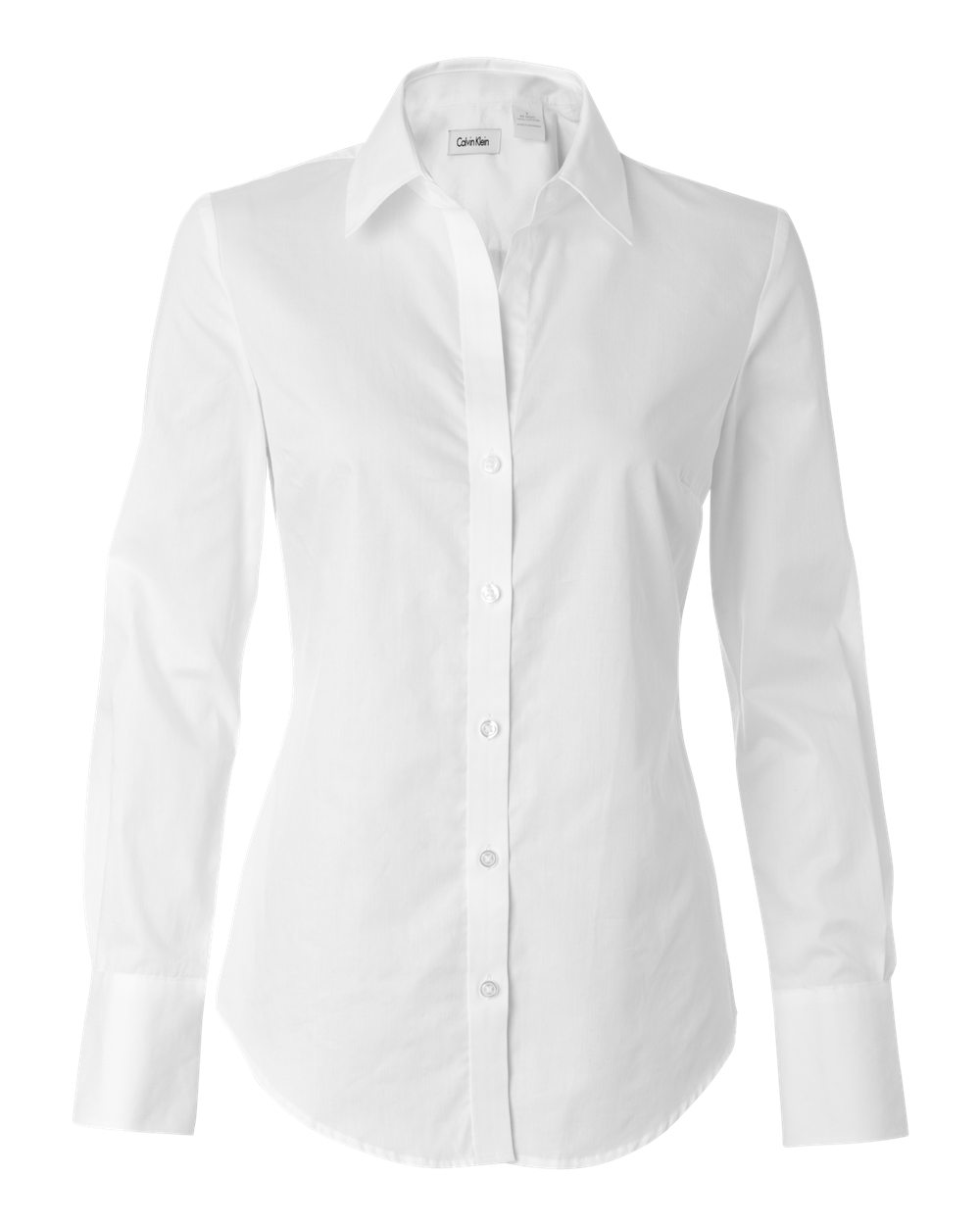 calvin klein white dress shirt womens