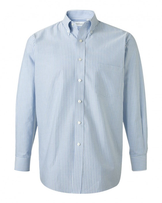 Van Heusen Mens Button Up Long Sleeve Oxford Dress Shirt 13V0040