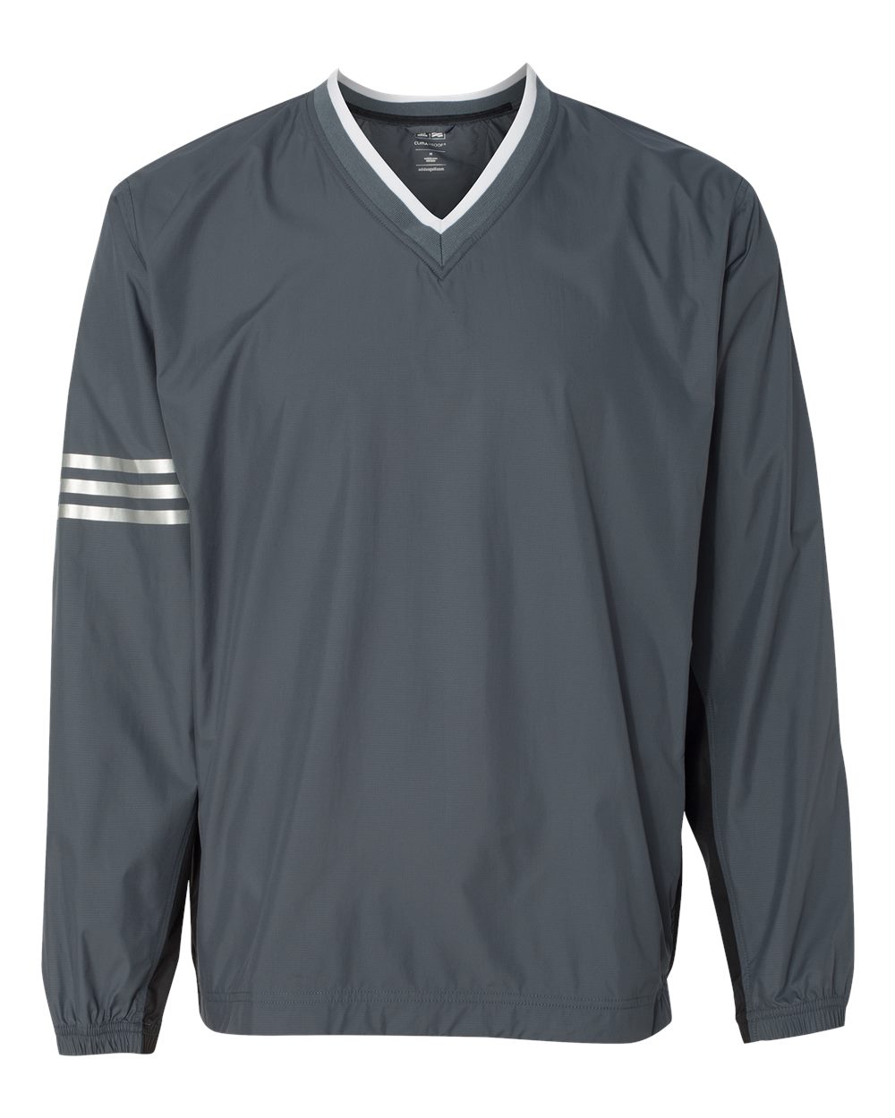 Adidas Golf Men's ClimaProof Colorblock VNeck Windshirt. A147.