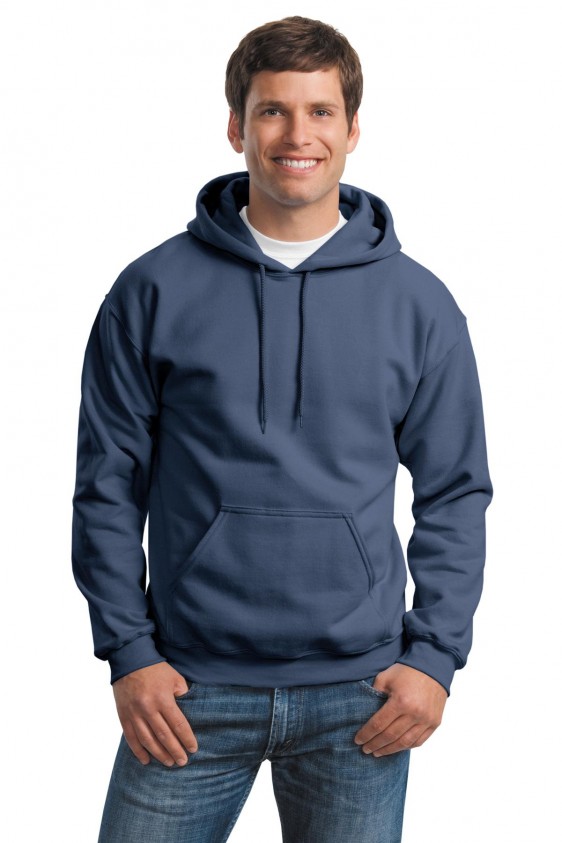 A Pearl Unisex Hooded Sweatshirt Indigo Blue