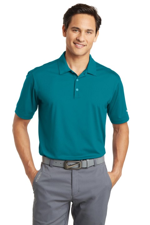 Custom Nike Polo 637167_blustery teal blue