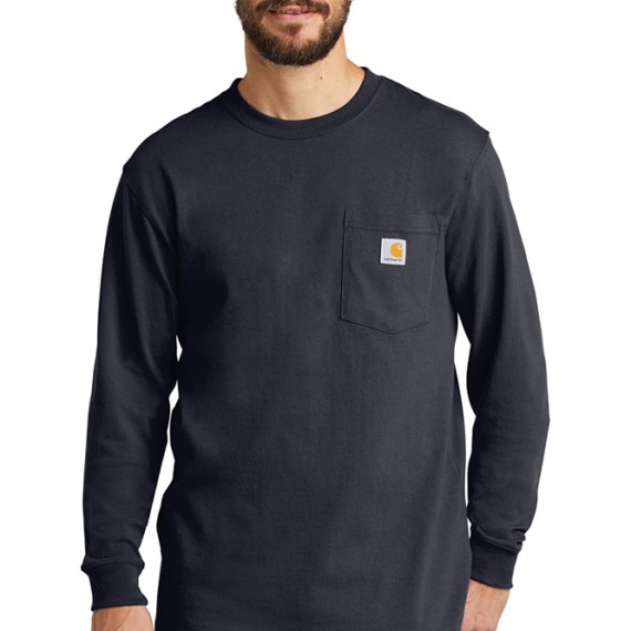 Men's Carhartt K126 Long-Sleeve Pocket T-Shirt