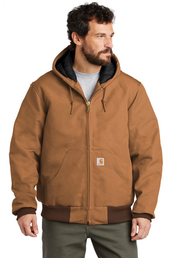 Carhartt J140 Duck Quilted Flannel-Lined Active Jacket - Tall