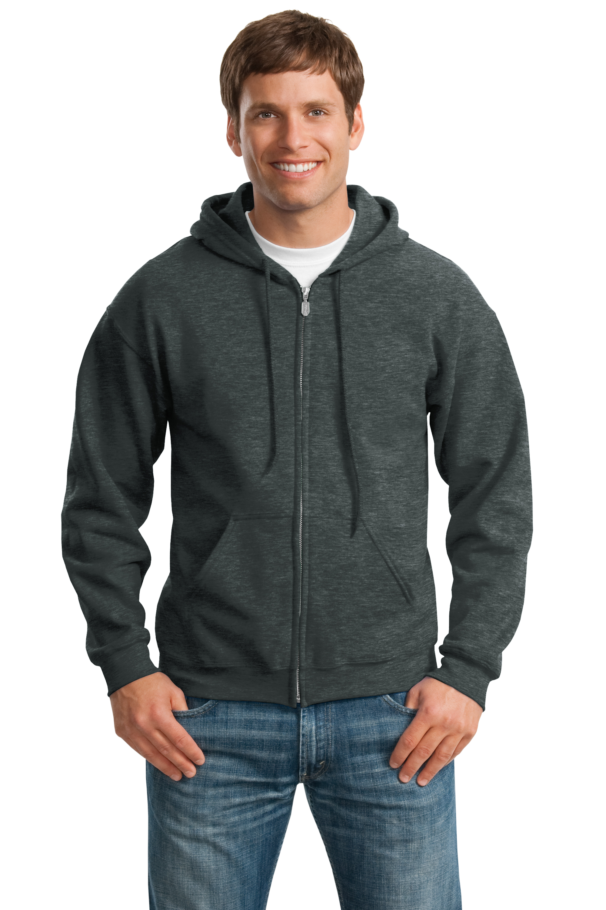 Gildan Unisex Heavy Blend Fleece Hooded Sweatshirt, Size Small to 3XL 