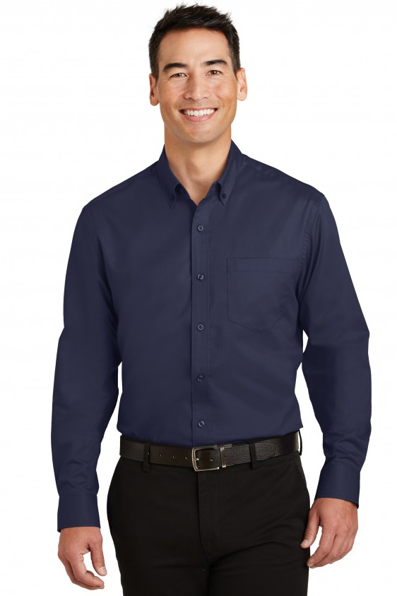 Port Authority S663 Embroidered SuperPro Twill Shirt
