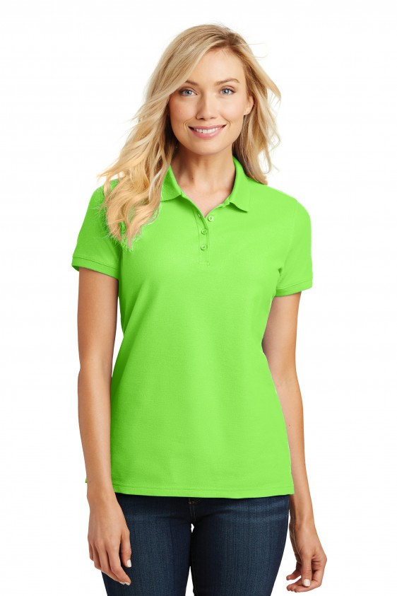 port authority ladies core classic pique polo