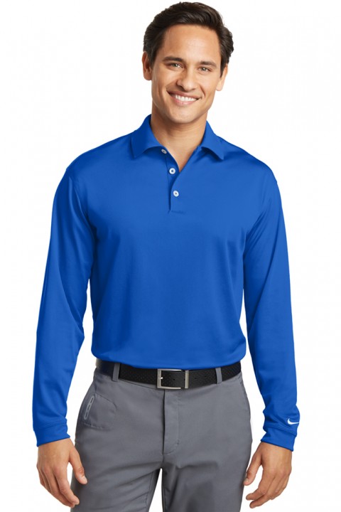 466364_bluesapphire_long_sleeve_custom_nike_polo