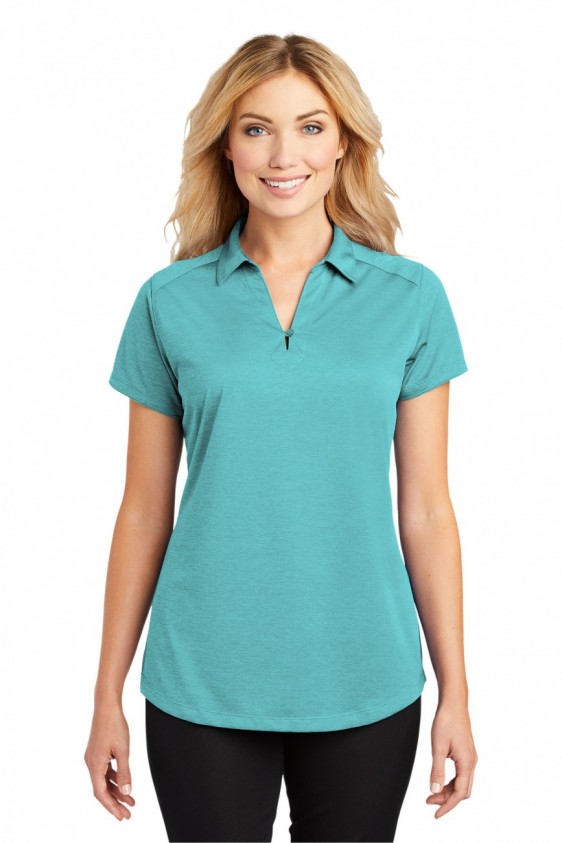 Port Authority Ladies Digi Heather Performance Polo Product Port