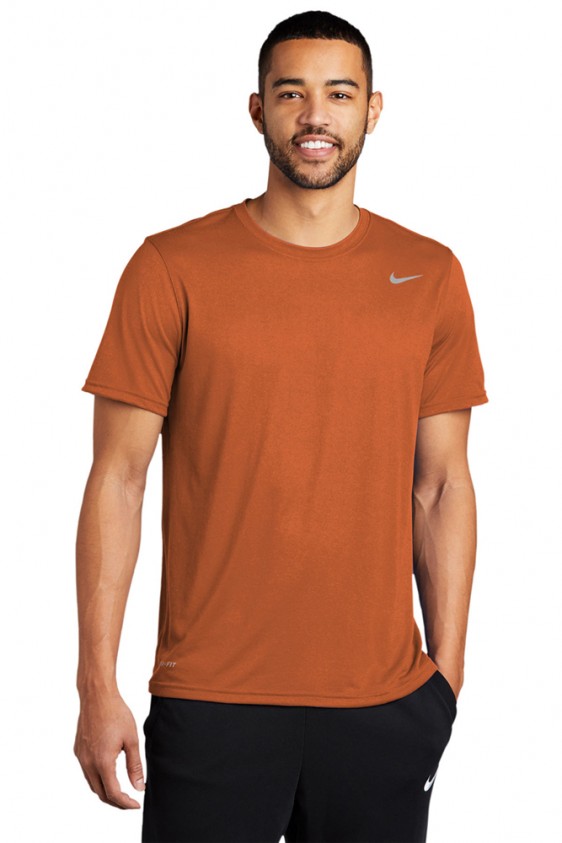 nike dri fit t shirt orange