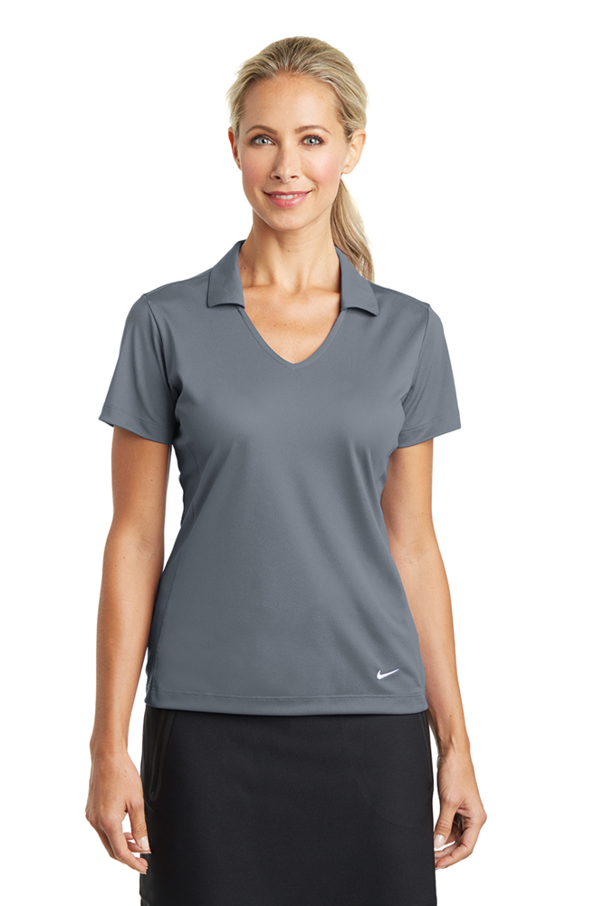 Ladies Nike 637165 Vertical Mesh Polo | Logo Shirts Direct