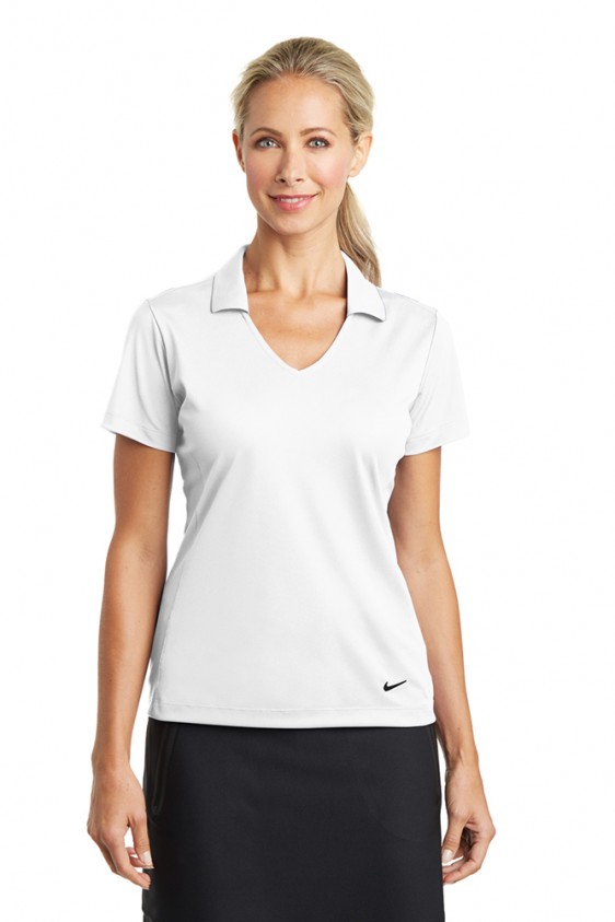 Ladies Nike 637165 Vertical Mesh Polo | Logo Shirts Direct