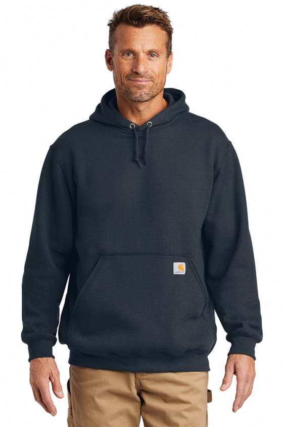 Carhartt Men's Black Midweight Hooded Zip Front Sweatshirt