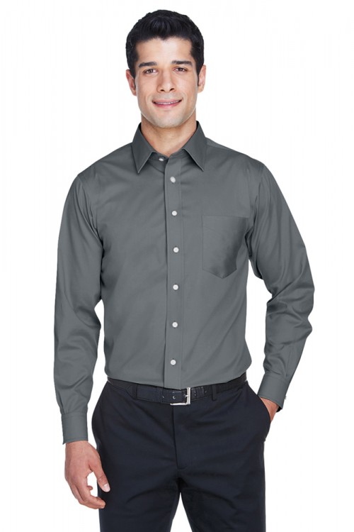 Men's Custom Embroidered Dress Shirts | Company Logo Dress Shirts