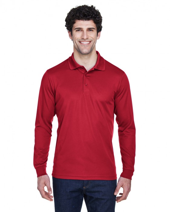 CORE 365 Long Sleeve Performance Pique Polo Shirt