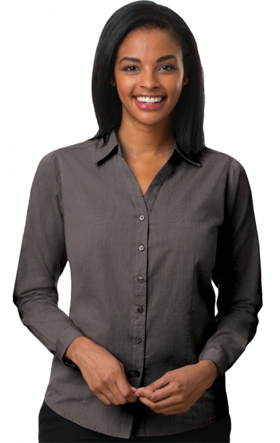 ladies black dress shirt