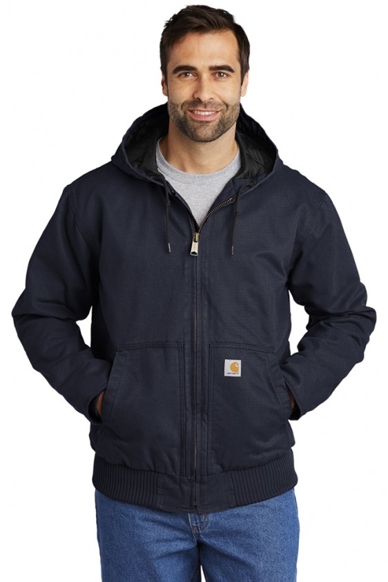 CARHARTT DUCK INSULATED ACTIVE HOODED JACKET