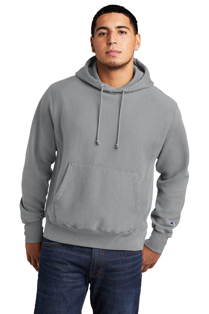 Champion GDS101 Fleece Hooded Sweatshirt - Garment-Dyed
