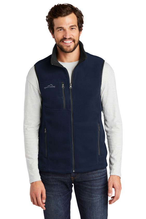 Custom Eddie Bauer® Mens Full Zip Fleece Vest