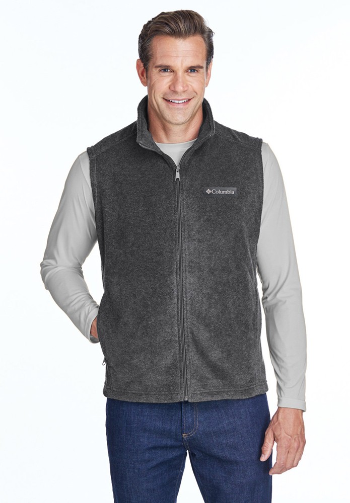 The Corporate Fleece Vest Look