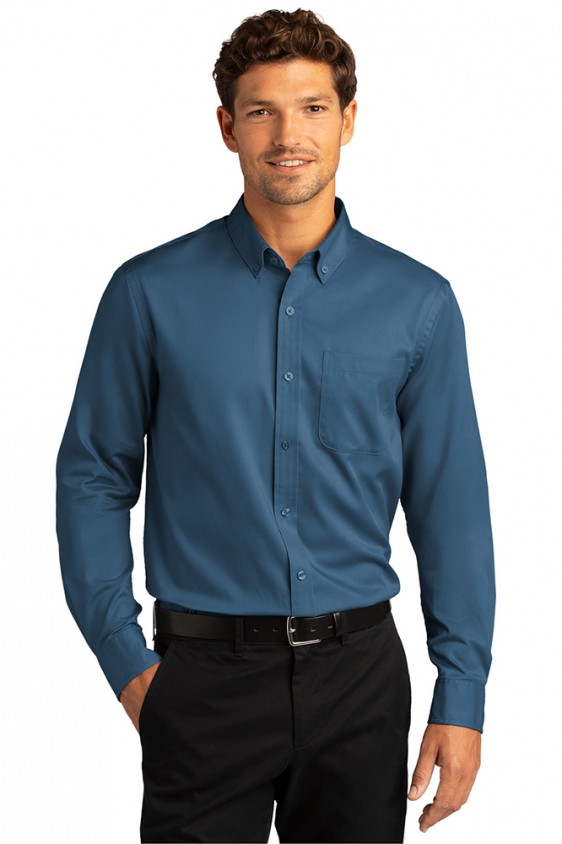Port Authority Men's SuperPro Twill Shirt. W808