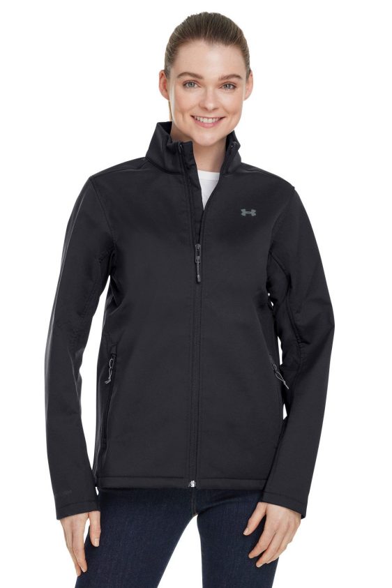 jacket Under Armour ColdGear Infrared Shield 2.0 Hooded - Black - women´s 
