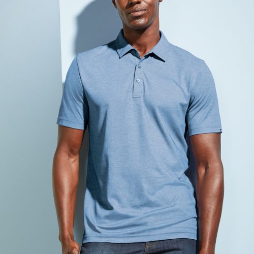 Travis Mathew Oceanside Heather Polo - Logo Shirts Direct