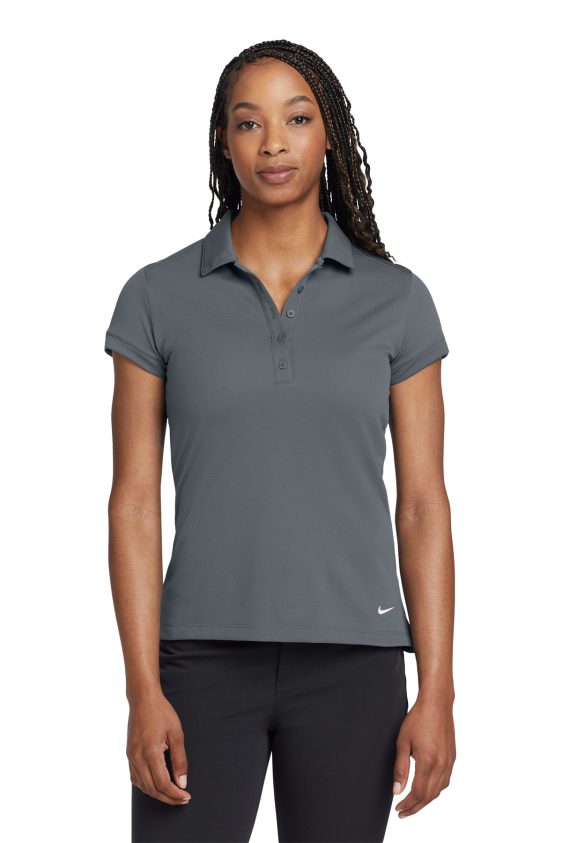 Nike Dri FIT Modern Ladies Polo Solid Icon Pique Knit. 746100