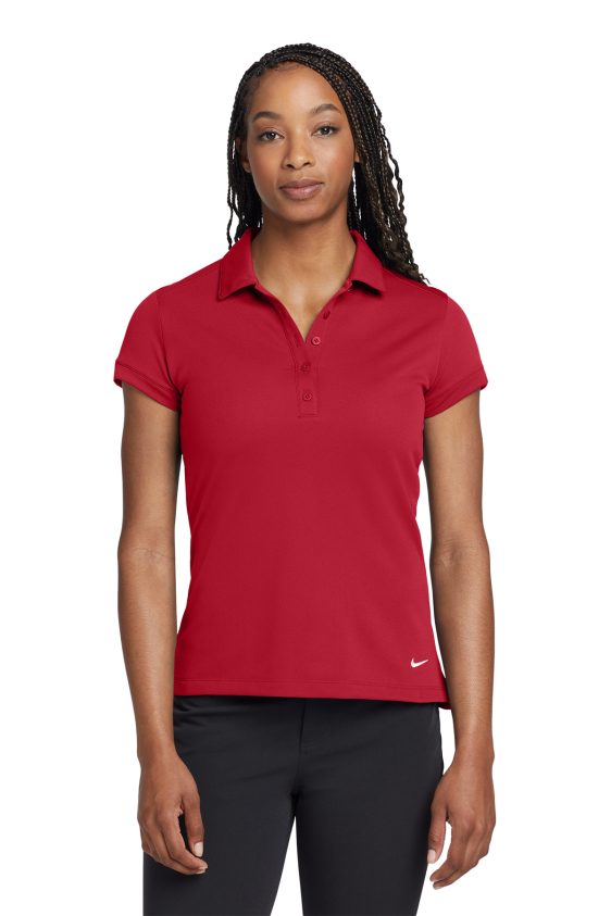 Nike Dri FIT Modern Ladies Polo Solid Icon Pique Knit. 746100